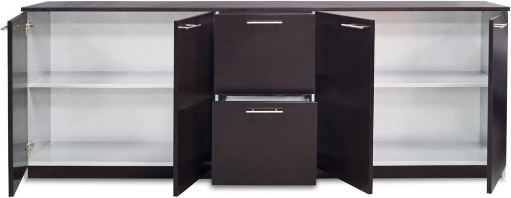 Polished Walnut Cabinet Credenza F501