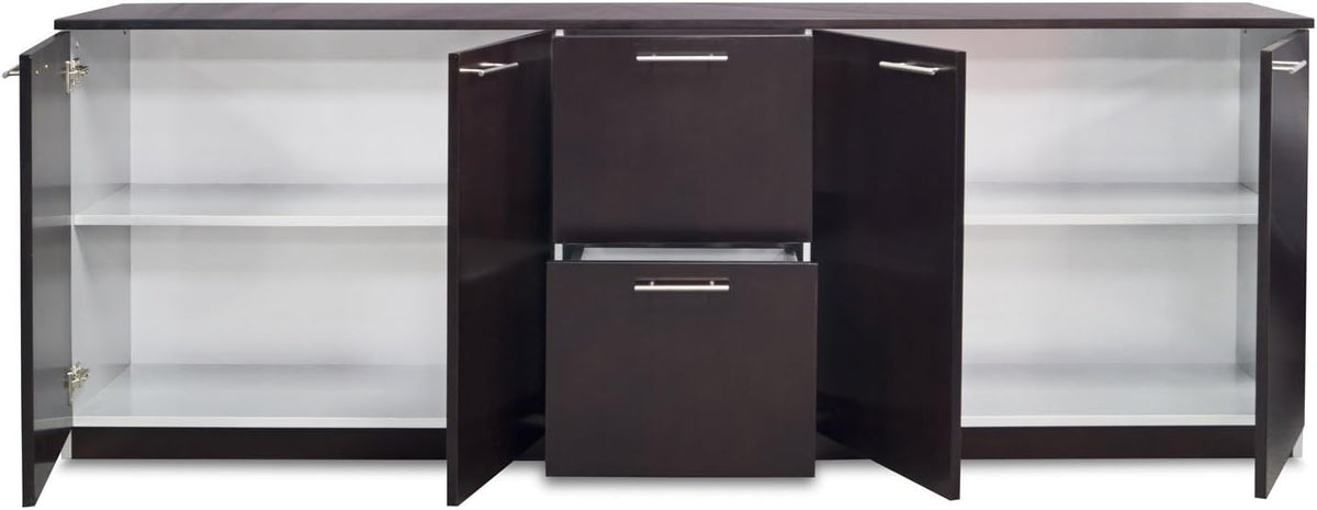 Polished Walnut Cabinet Credenza F501
