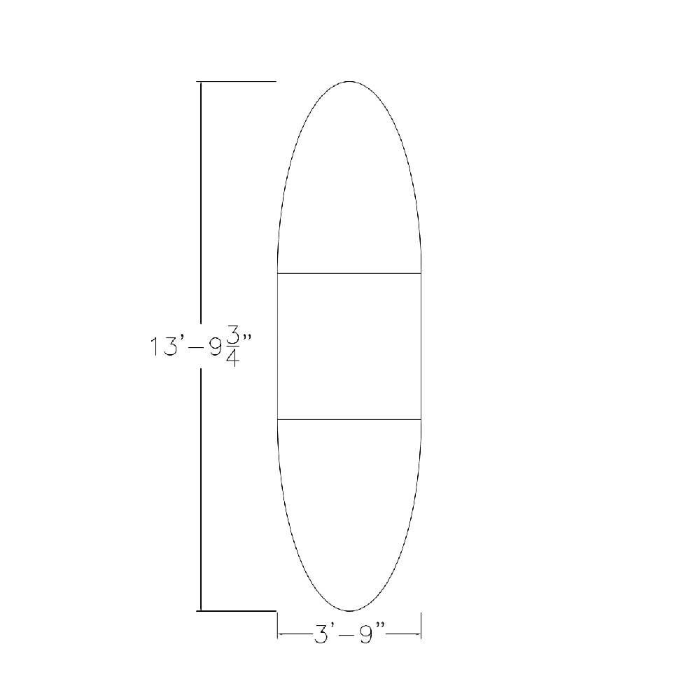 12 Person Modular Oval Conference Table with Metal Bases C49433