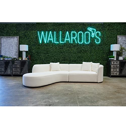 Oversized Curved Boucle Sectional L650