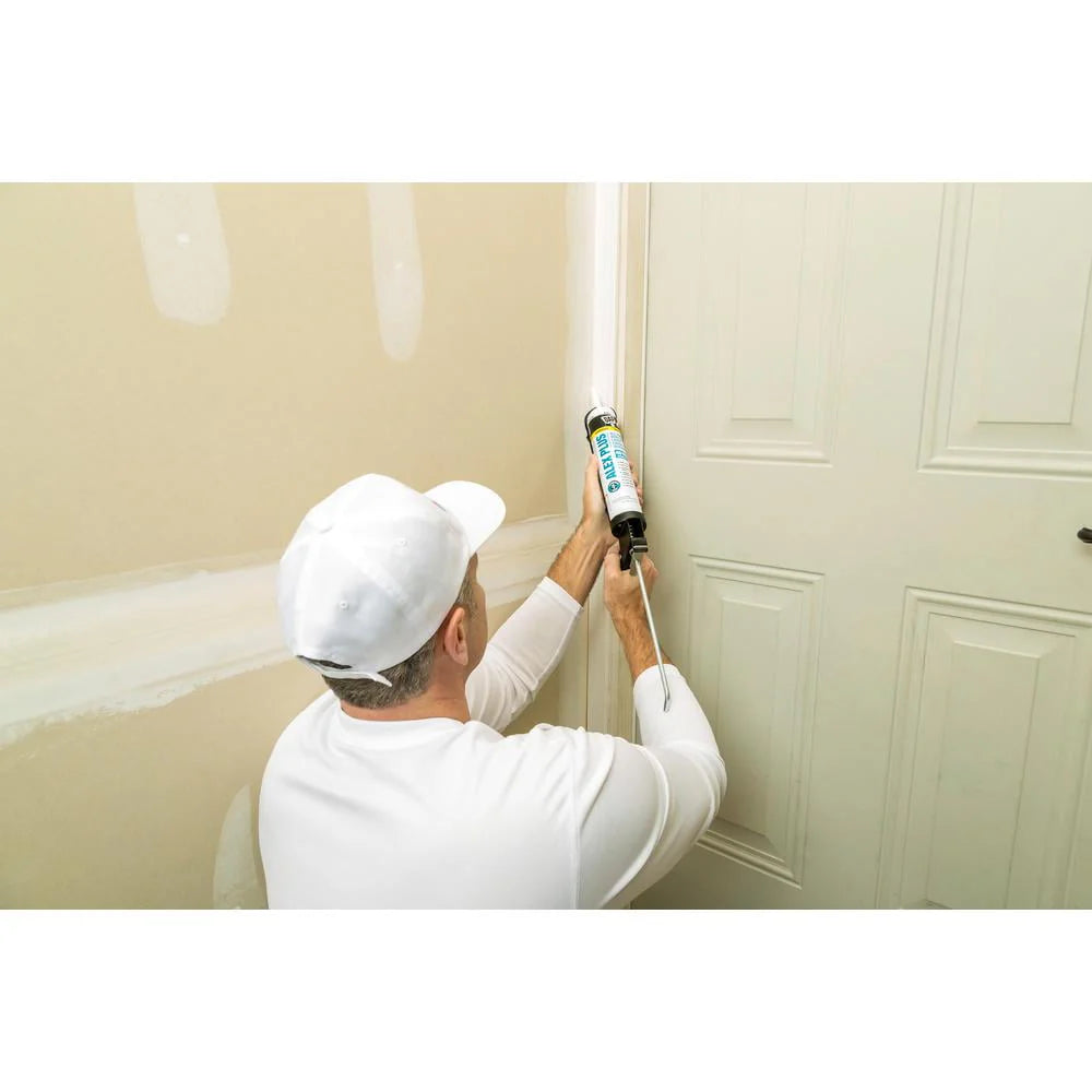 Clear Acrylic Latex Caulk Plus Silicone 10.1 oz P4403