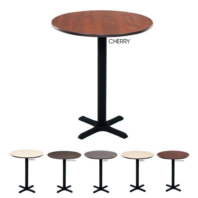 Grey Round Cafe Table X35803