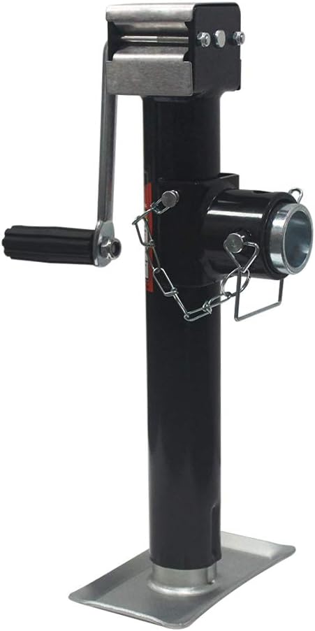 Stainless Steel Swivel Trailer Jack, 2000 lbs, 15 Inches, Pack of 2 J662