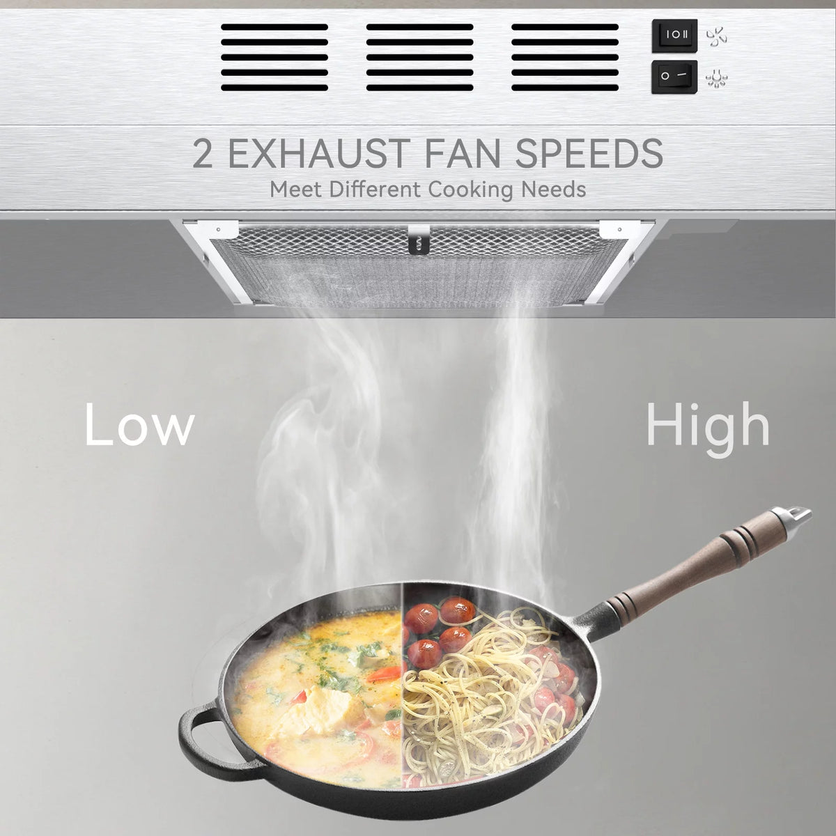 30 inch Under Cabinet Range Hood with LED Light N577878