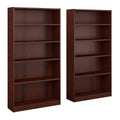 Black 5 Shelf Bookcase Set of 2 N97687