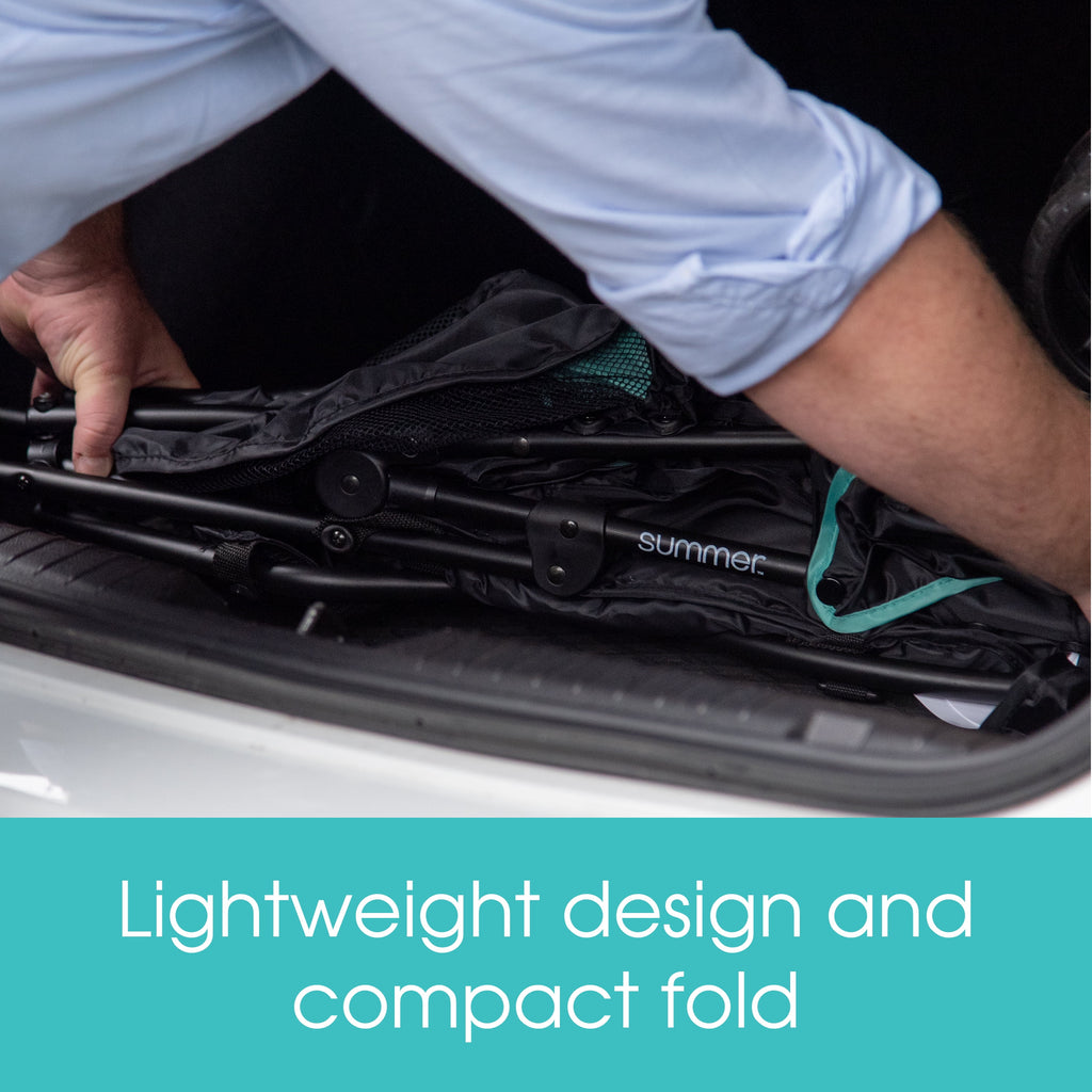 Lightweight Stroller, Black, 11lbs C1444