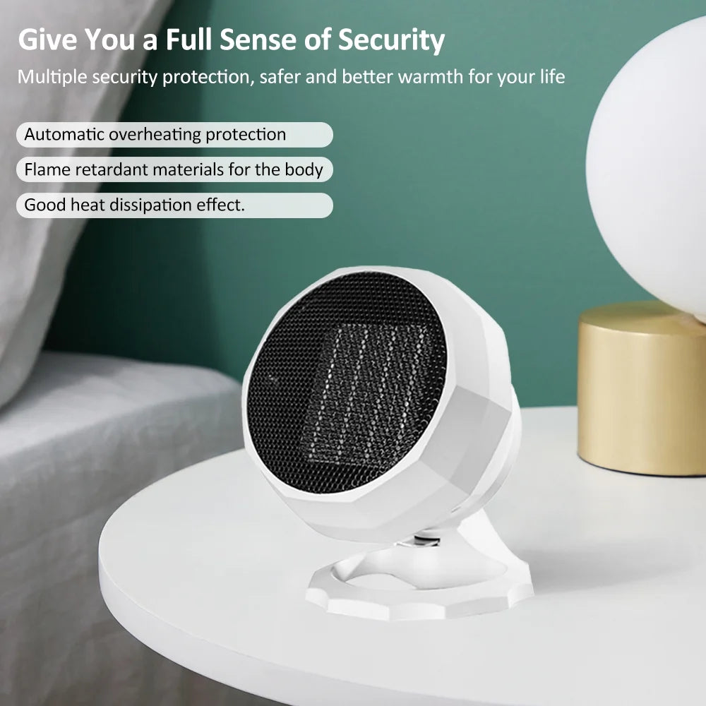 2000W Small Desktop Ceramic Heating Heater J6120
