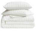Full/Queen Size Plush Faux Fur Down Alternative Comforter Set with 2 Pillow Shams, Seal Grey R18539