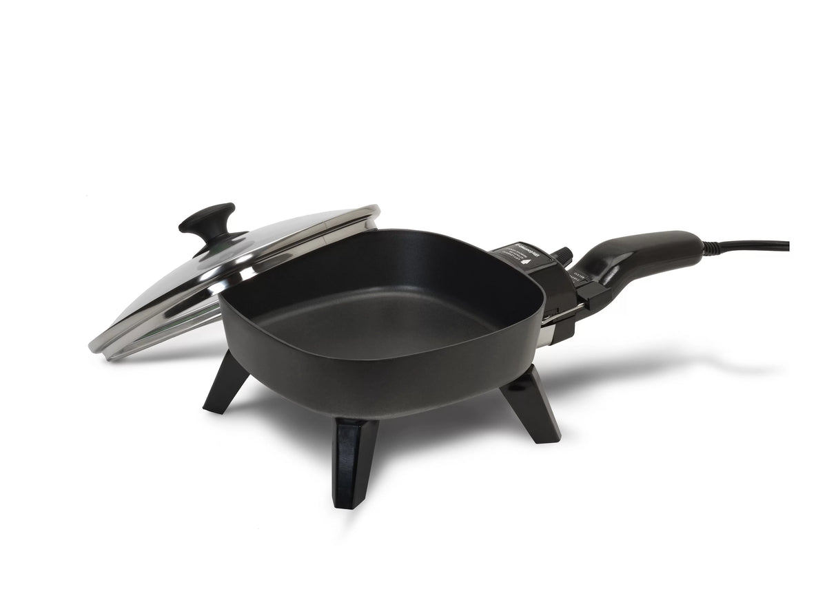 7" Electric Skillet with Glass Lid H634