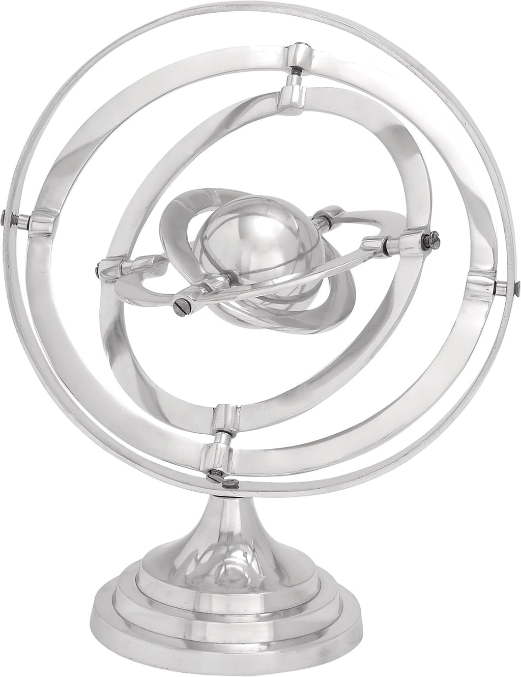 Aluminum Armillary with Nautical Maritime Decor N38788