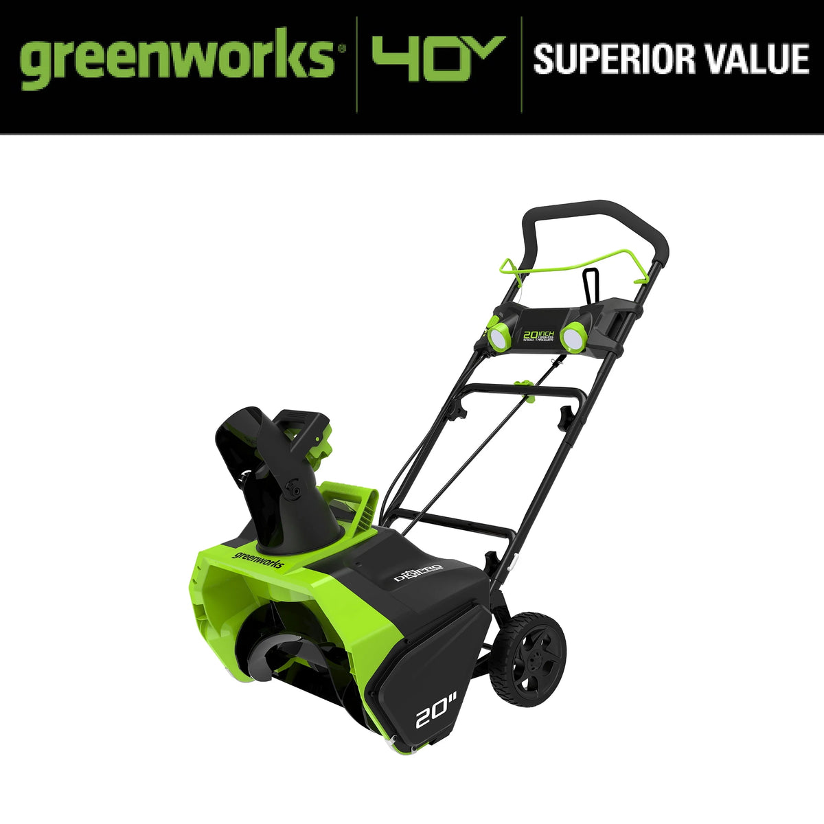 40V 20-inch Cordless Brushless Snow Blower H26102