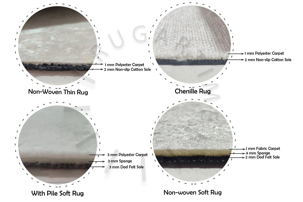 Non-Slip Rug 1.7'x2.3' Q20201