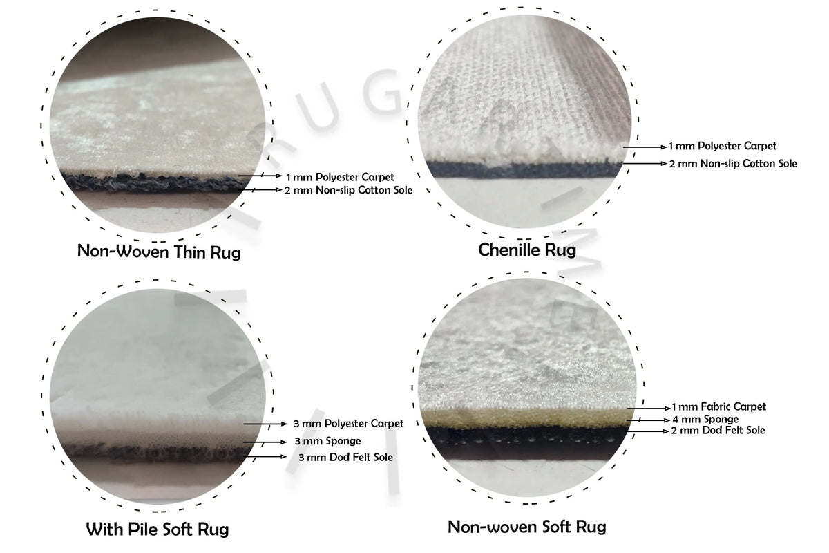 Non-Slip Rug 1.7'x2.3' Q20201