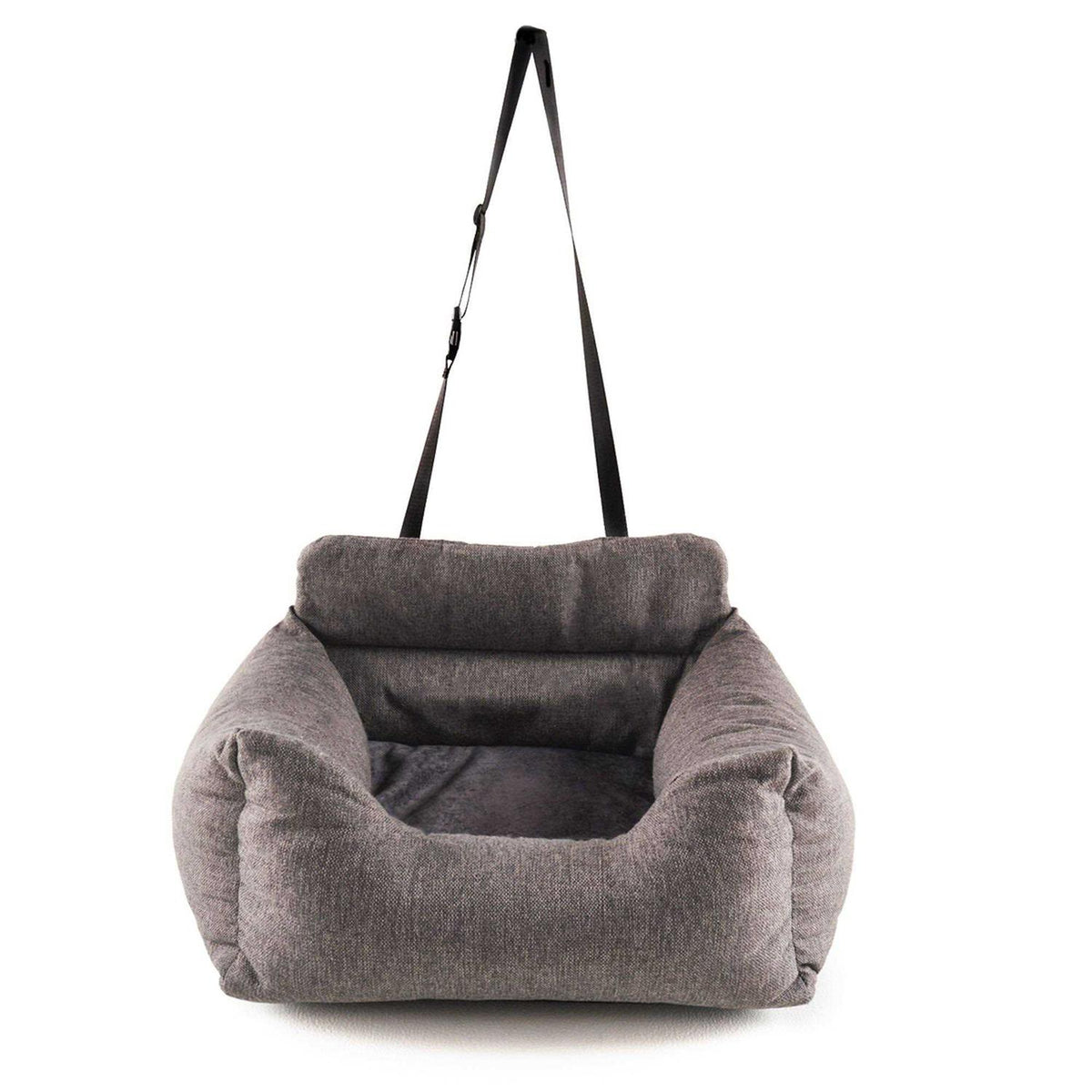Memory Foam Dog Car Bed Gray O3201