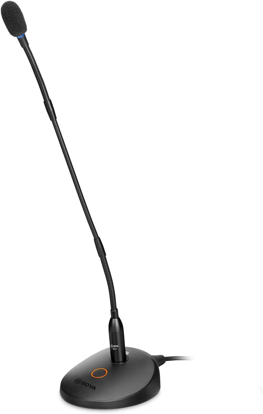 Desktop Gooseneck Condenser Microphone 18" with Mute Button LED Indicator XLR Mic I3563