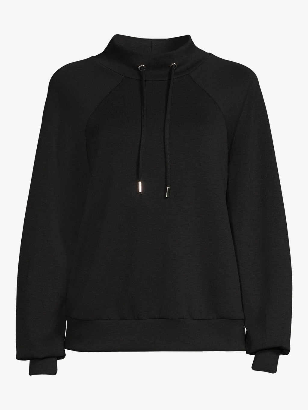 Women's Scuba Knit Funnel Neck Sweatshirt Q790
