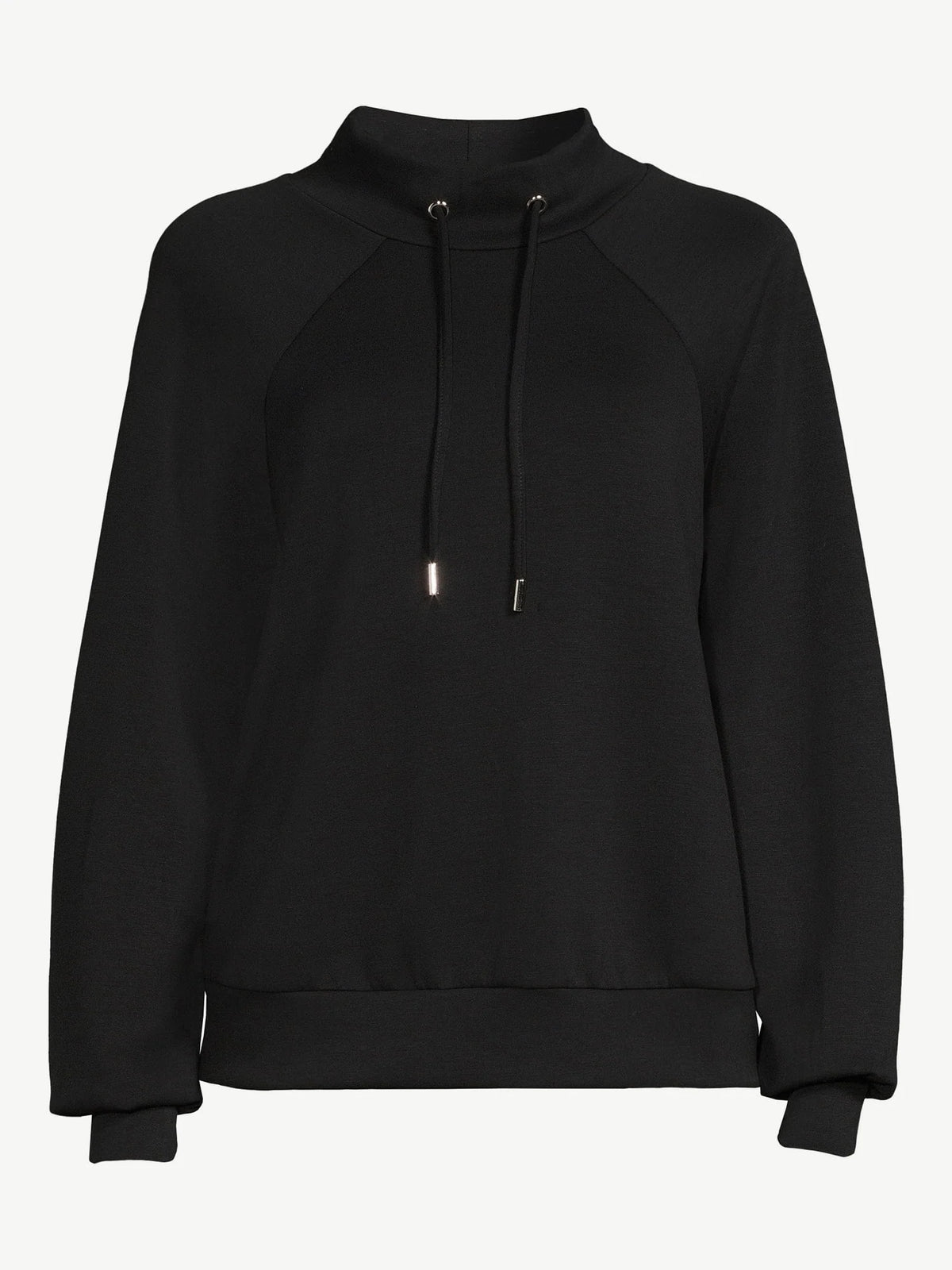 Women's Scuba Knit Funnel Neck Sweatshirt Q790