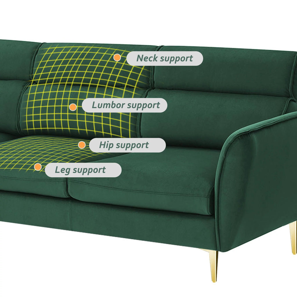 111" L Shape Recliner Sectional Sofa X61872