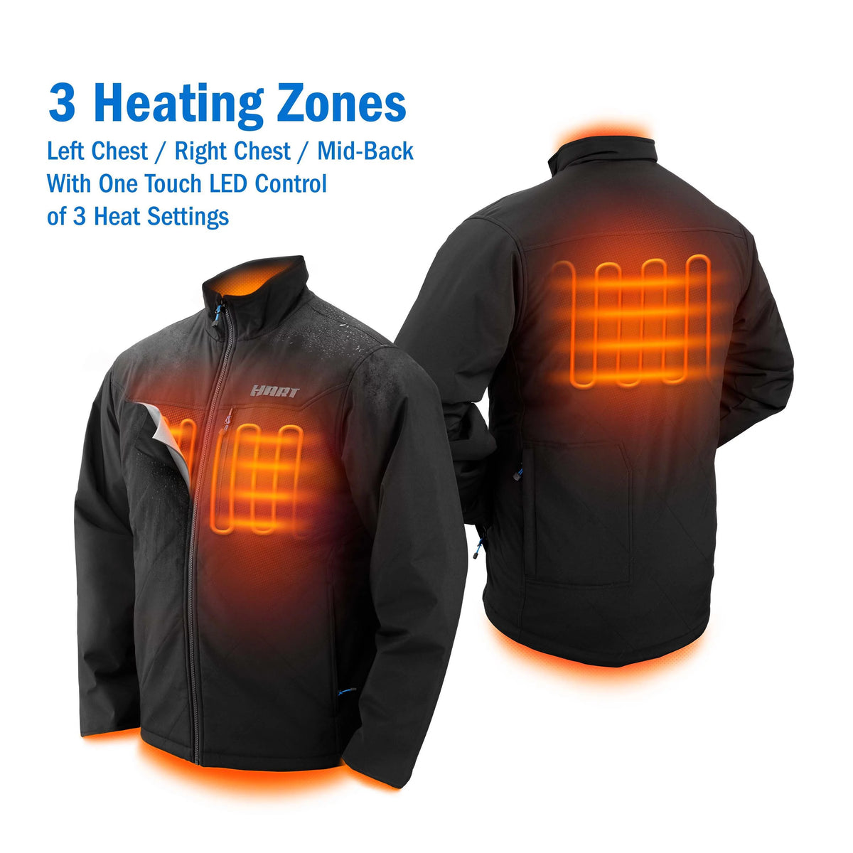 Black Heated Jacket Kit P23181