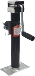 Stainless Steel Swivel Trailer Jack, 2000 lbs, 15 Inches, Pack of 2 J662