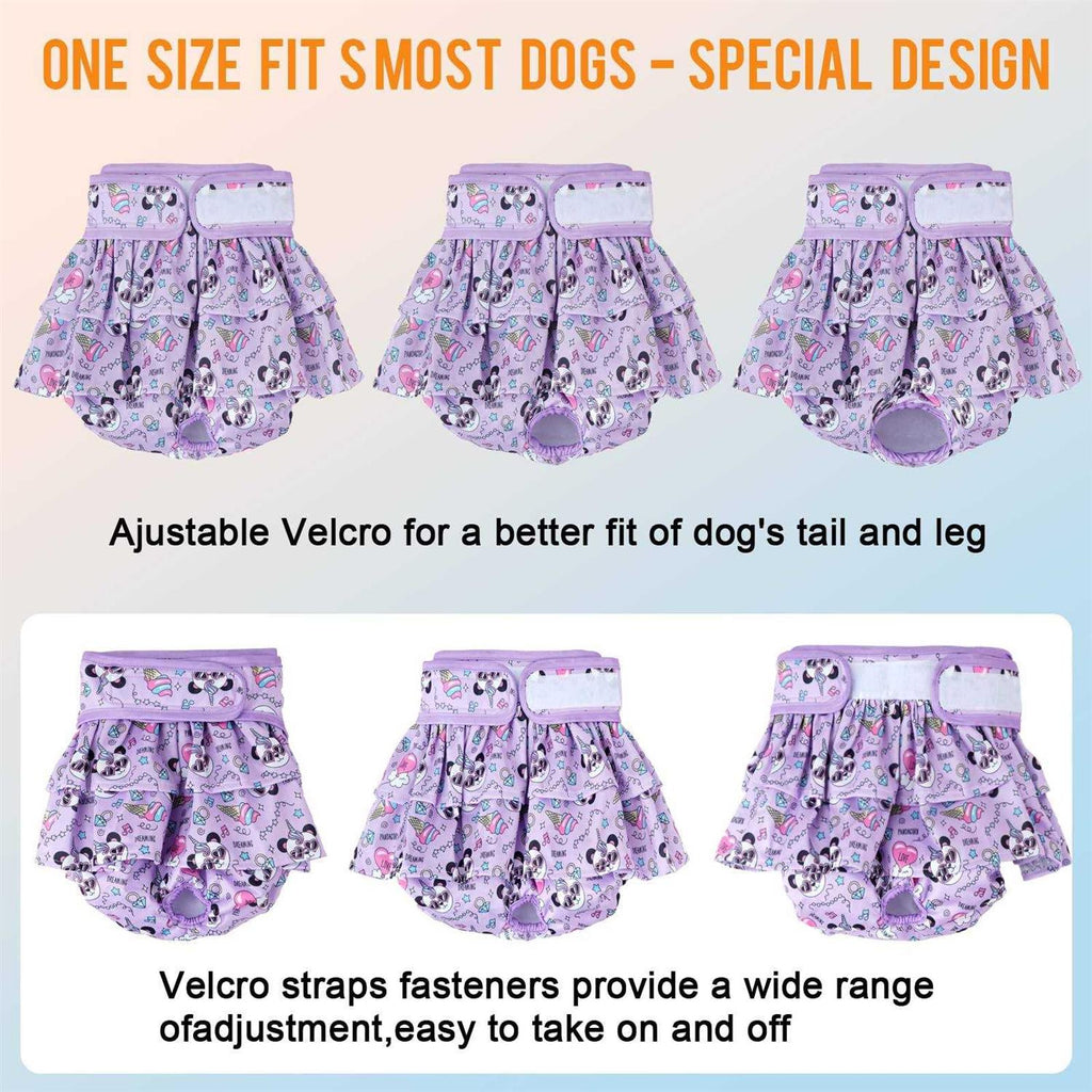 Washable Female Dog Diapers 3 Pack Reusable G9752