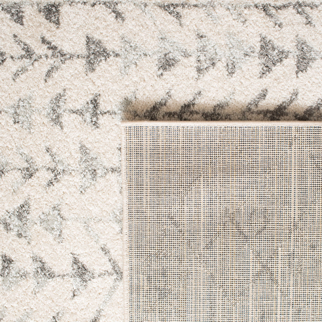 Ivory/Grey 8' x 10' Moroccan Geometric Area Rug J8304