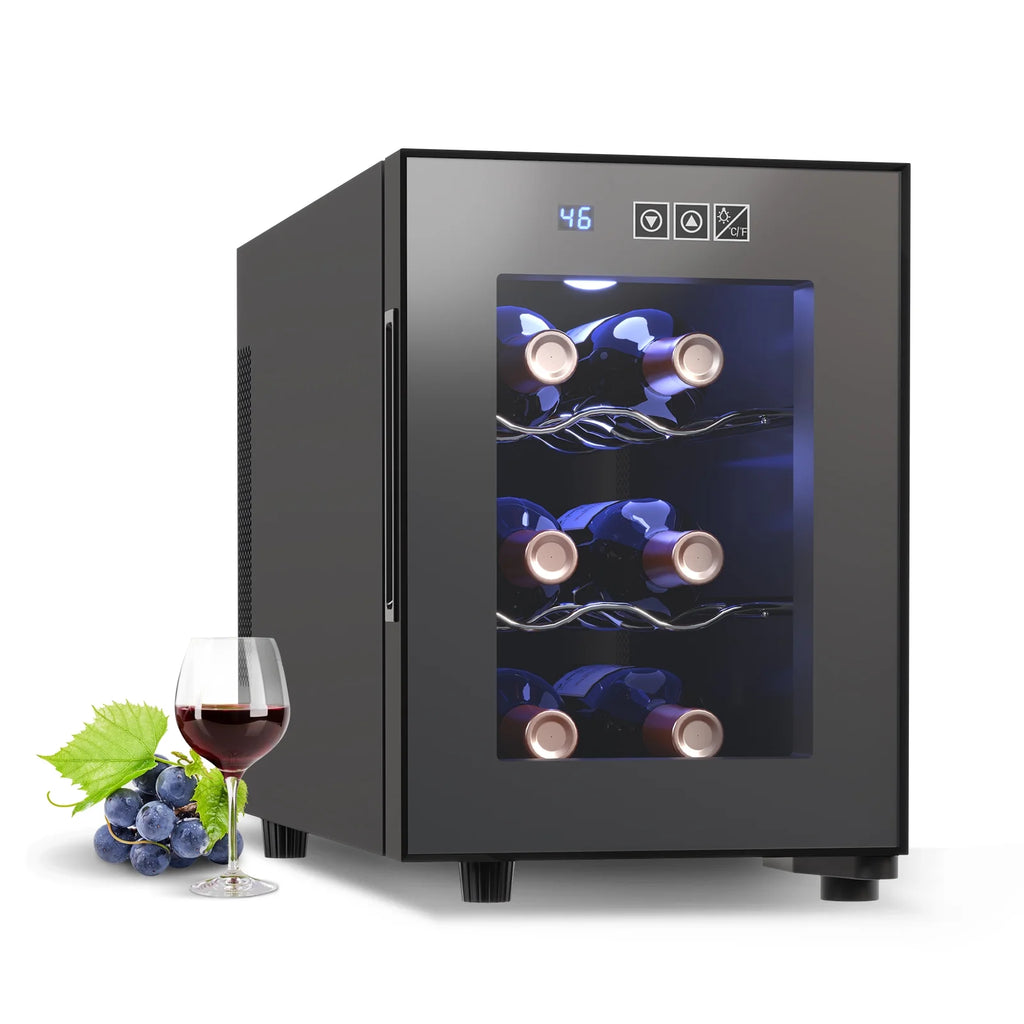 6 Bottle Wine Cooler with Digital Temperature Control N2315