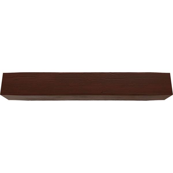 Sandblasted Faux Wood Fireplace Mantel, Natural Pecan W9211