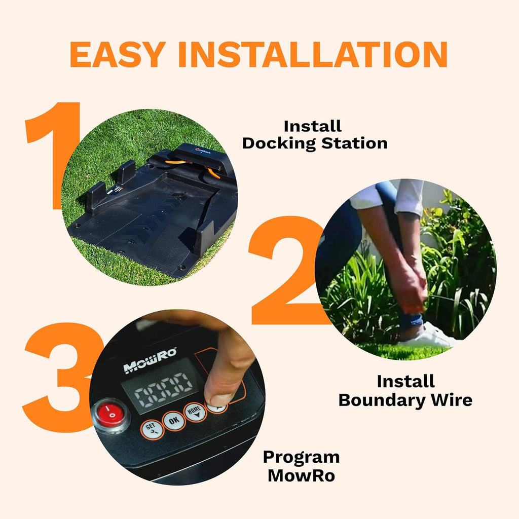 Robot Lawn Mower 9.5inch Cutting Width Brushless Motor R56543