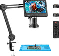 Flex Digital Soldering Microscope 2000x, 10.1" HDMI Microscope with 3 Lens, Ring Light, 64GB J662068