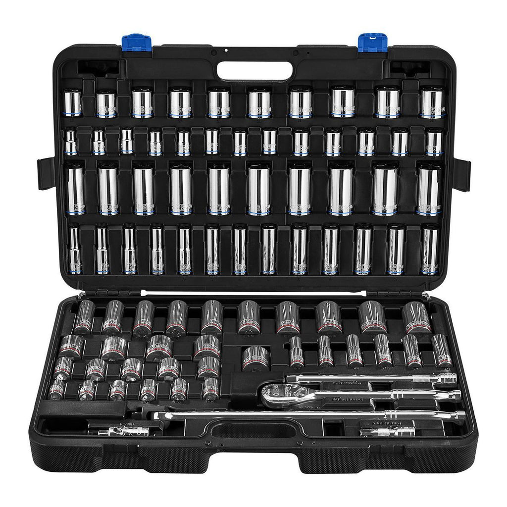 1/2 in. Drive SAE and Metric Socket Set, 83-Piece R409