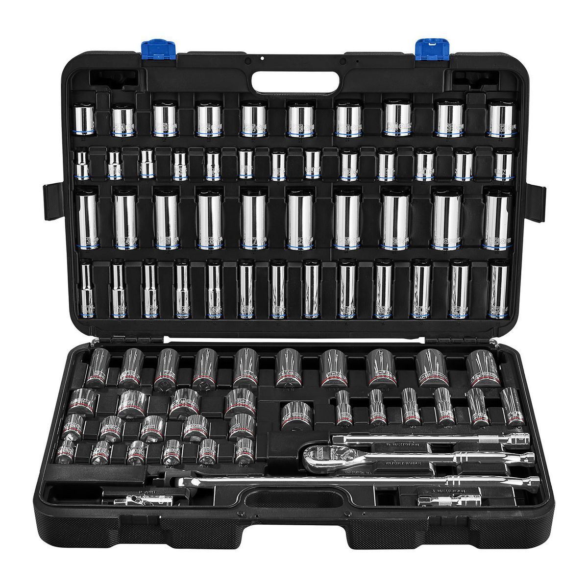 1/2 in. Drive SAE and Metric Socket Set, 83-Piece R409
