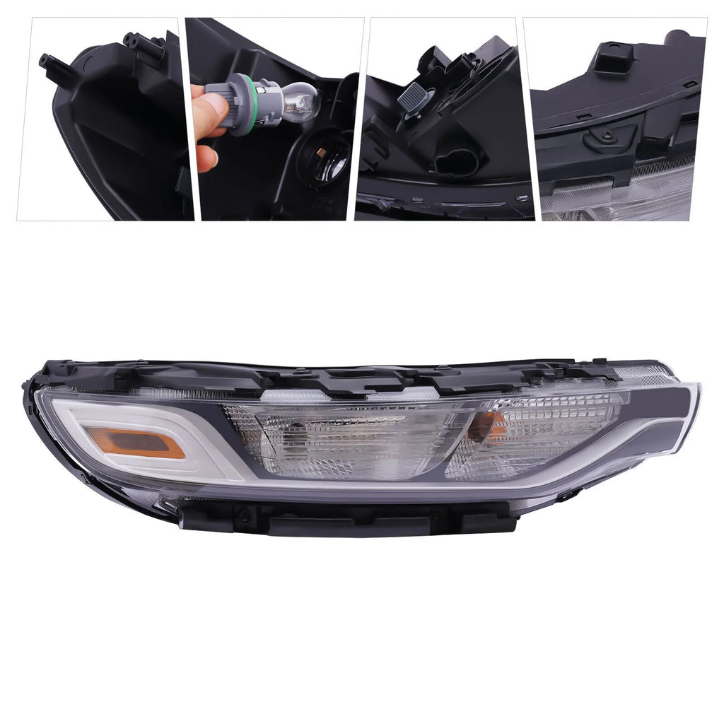 Daytime Running Light Left Driver Lamp Halogen With Bulb K202