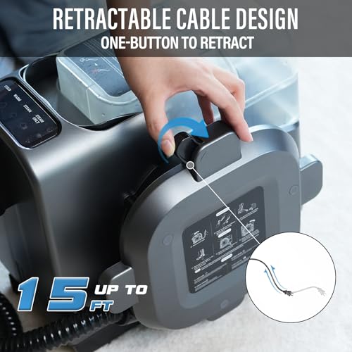 Portable Carpet & Upholstery Cleaner with Steam and Heating Z709749