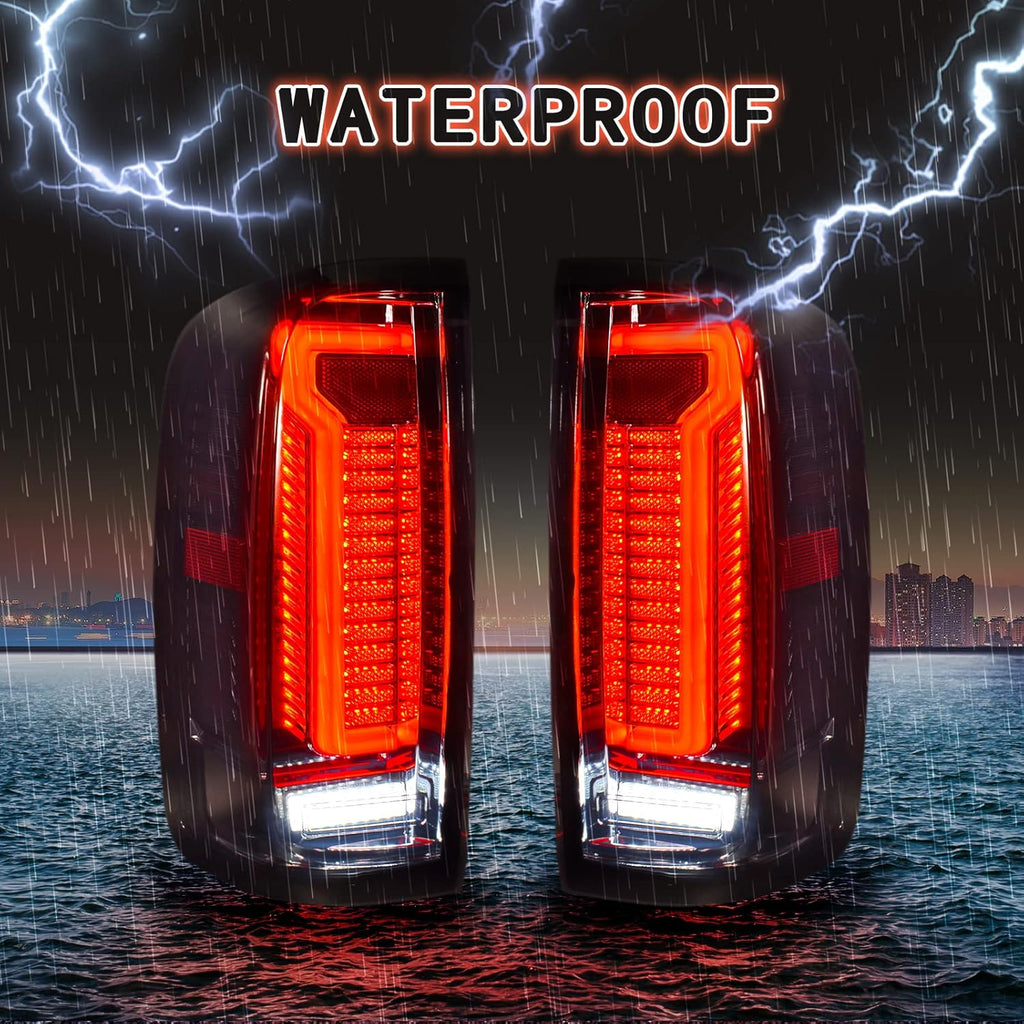 Black Smoked Lens LED Tail Lights U52061