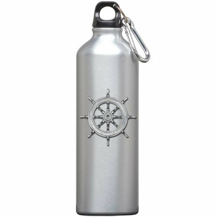 Pewter Accent Stainless Steel Water Bottle E661643