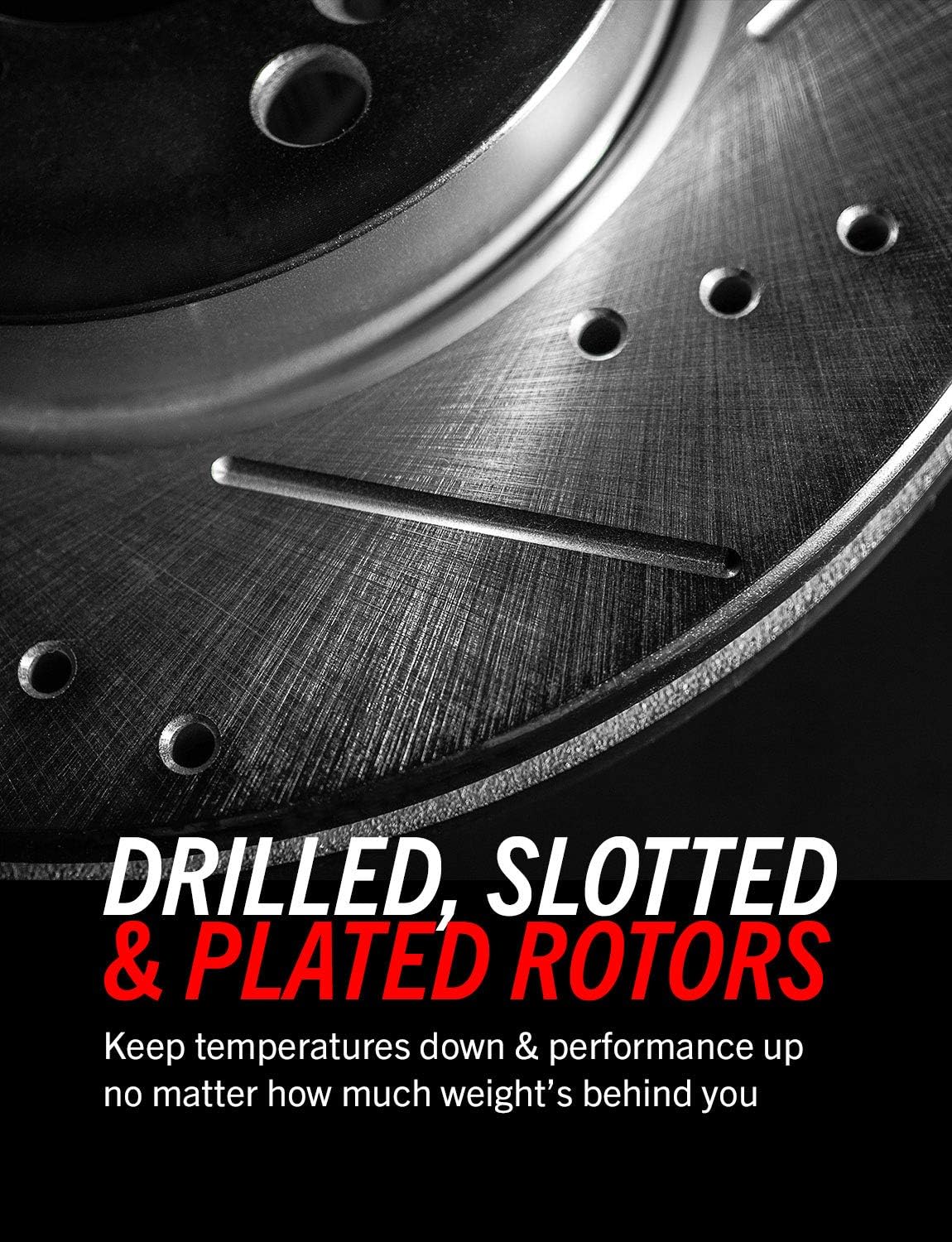 Rear Z36 Truck & Tow Carbon Fiber Ceramic Brake Kit E7575