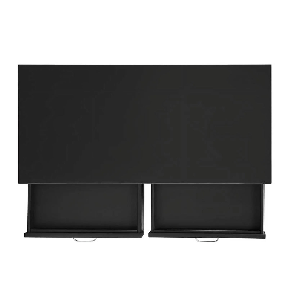 Black 2-Drawer Wood Desk A99880