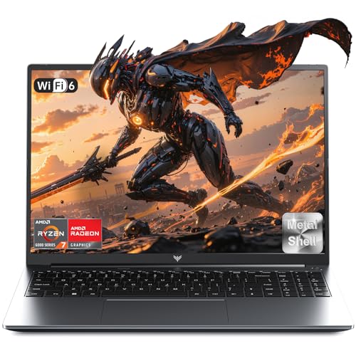 16-inch FHD Gaming Laptop, AMD Ryzen 7 7735HS, 16GB DDR5, 512GB NVMe SSD X9466