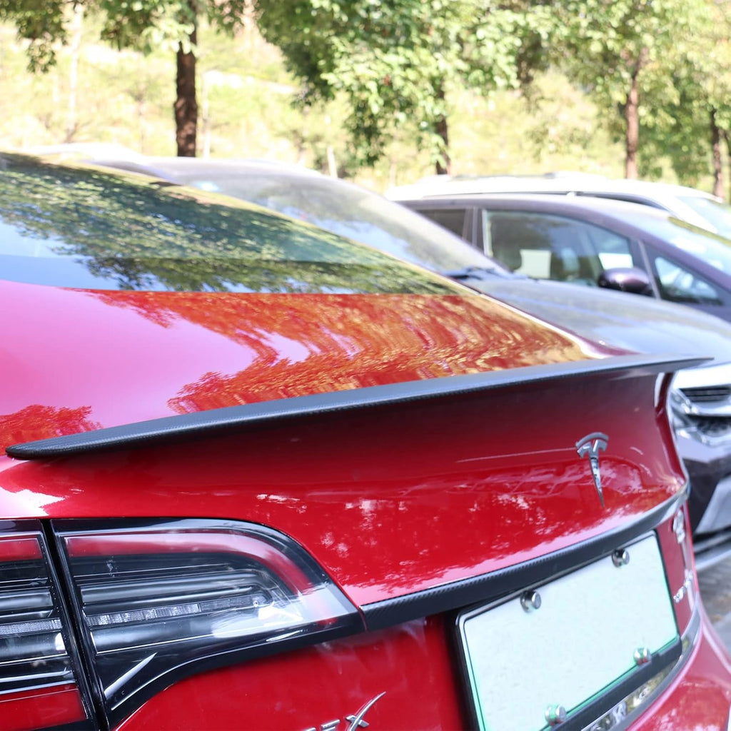 Real Carbon Fiber Rear Trunk Lip Spoiler M62325