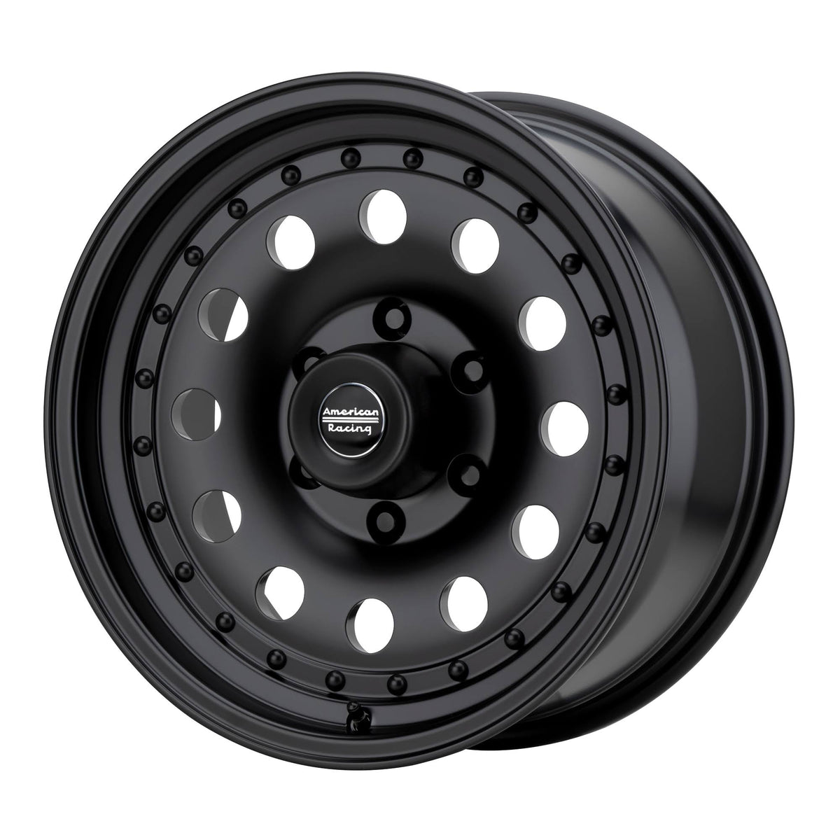 Satin Black 17x8 Wheel W859