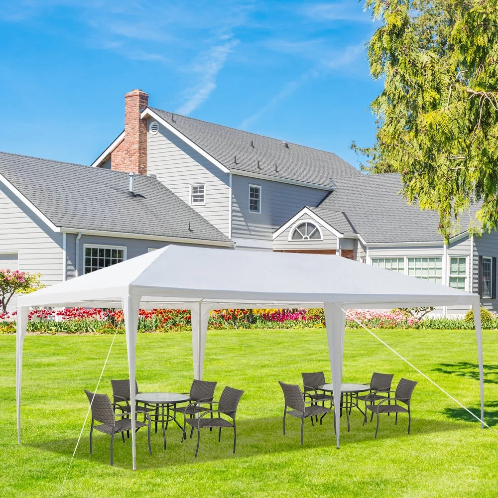 Party Wedding Tent Outdoor Camping Gazebo Canopy with 6 Sidewalls (10' X 20') P95500