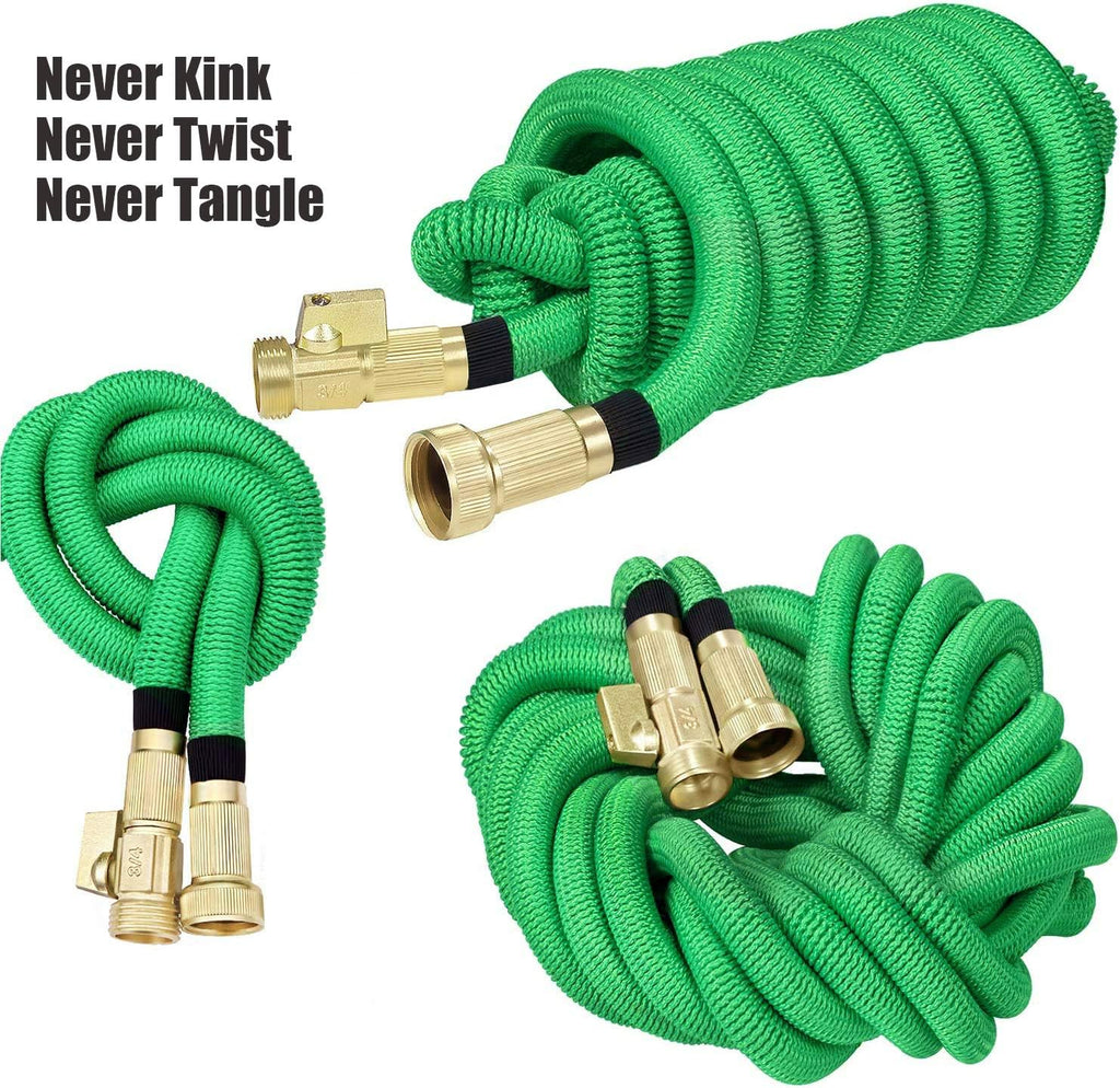 Expandable Garden Hose Pack of 2 with Brass Connectors G26822