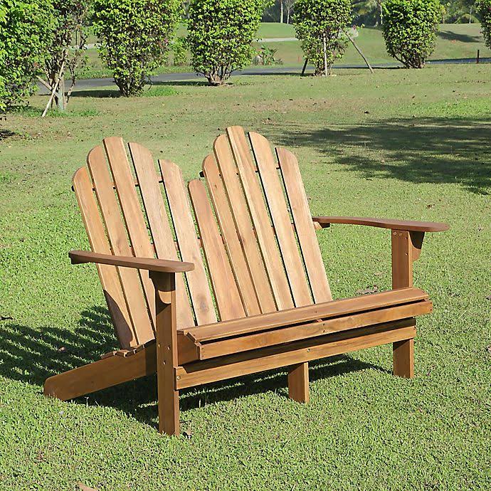 Teak Wood Double Bench D252752