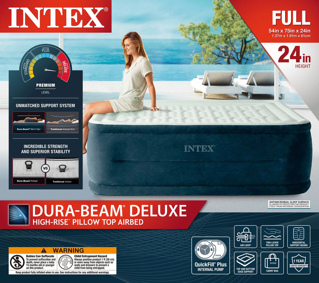 Queen Airbed Mattress with Internal Pump T173035