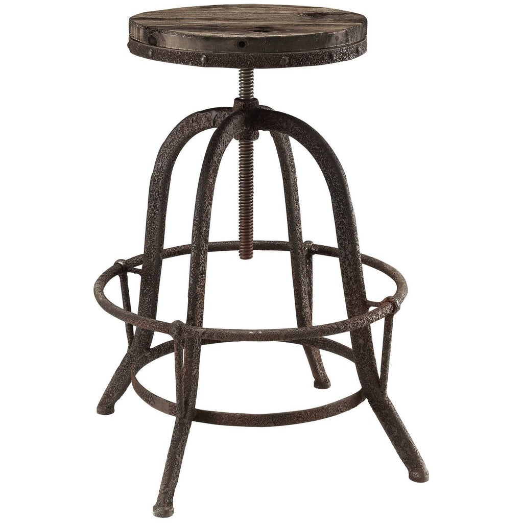 Brown Bar Stool Set of 4 Y8626