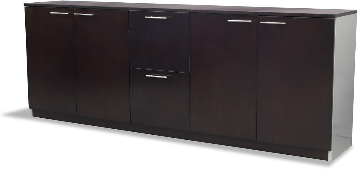 Polished Walnut Cabinet Credenza F501