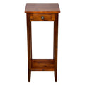 Solid Acacia Plant Stand with Drawer F1023
