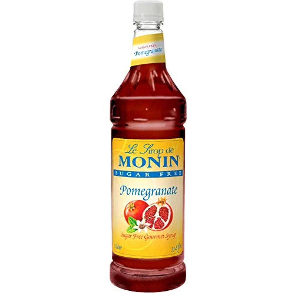 Monin Sugar Free Pomegranate Syrup, 33.8-Ounce Plastic Bottle O992297