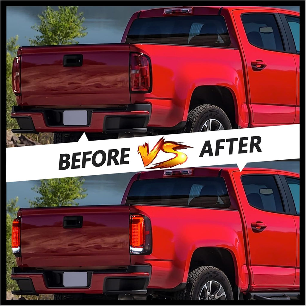 Black Smoked Lens LED Tail Lights U52061